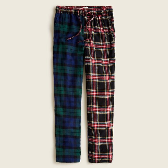 NWT - L - J.Crew Flannel pajama pant -Holiday Fun Flannels